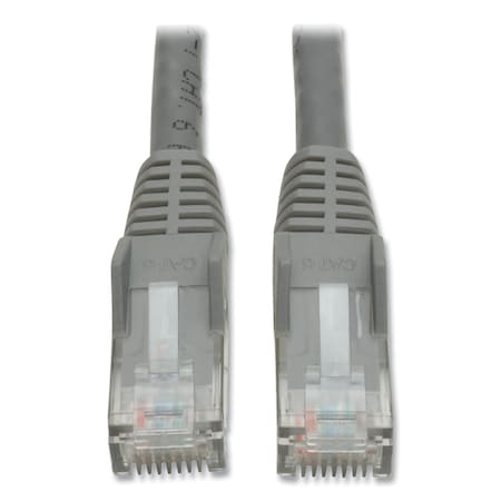 Tripp Lite CAT6 Gigabit Snagless Molded Patch Cable, 50 ft, Gray N201-050-GY